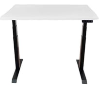 Стол двухмоторный с регулируемой высотой Stand PRO UPSTOL, подстолье черное и столешница МДФ Белая 120х65 Z650ВW12065