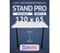 Стол двухмоторный с регулируемой высотой Stand PRO UPSTOL, подстолье черное и столешница МДФ Белая 120х65 Z650ВW12065 8