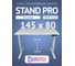 Компьютерный стол с регулировкой высоты Stand Pro UPSTOL, со столешницей ЛДСП Z650W-Palm145 2