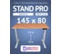Компьютерный стол с регулировкой высоты Stand Pro UPSTOL, со столешницей ЛДСП Z650W-Loft145 3