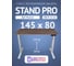Компьютерный стол с регулировкой высоты Stand Pro UPSTOL, со столешницей ЛДСП Z650W-Mil145 2