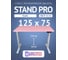 Компьютерный стол с регулировкой высоты Stand Pro UPSTOL, со столешницей ЛДСП Z650W-Bar125 2