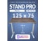 Компьютерный стол с регулировкой высоты Stand Pro UPSTOL, со столешницей ЛДСП Z650W-32Mil125 2