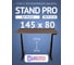 Компьютерный стол с регулировкой высоты Stand Pro UPSTOL, со столешницей ЛДСП Z650B-Mil145 1