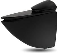 Декоративный полкодержатель JET малый 304 замок черный PM304Z.040BL99