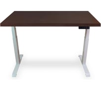 Стол двухмоторный с регулируемой высотой Stand PRO UPSTOL, подстолье белое и столешница МДФ шпон Венге 140х70 Z650WV14070