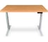 Стол двухмоторный с регулируемой высотой Stand PRO UPSTOL, подстолье белое и столешница МДФ шпон Дуб европейский 140х70 Z650WDE14070 1