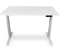 Стол двухмоторный с регулируемой высотой UPSTOL Stand PRO подстолье белое и столешница МДФ Белая 140х70 Z650WW14070