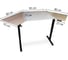 Угловой дизайн-стол с регулируемой высотой StolStoya Аэростол на раме Базальт SE222GAERWDSW 2