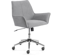 Кресло Tetchair Murano хром велюр/букле (HYP), светло-серый 25218