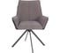 Кресло Tetchair Murano опора 360, велюр/букле (HYP)/Экокожа, бежевый/коричневый 25222 6