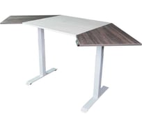 Угловой дизайн-стол StolStoya с регулируемой высотой Аэростол на раме Мотор SE211WAERMPM