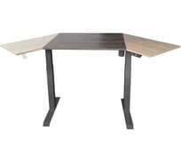 Угловой дизайн-стол StolStoya с регулируемой высотой Аэростол на раме Мотор SE211GAERDSMDS