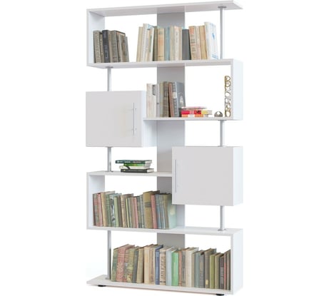 Комплект дверей для стеллажа СОКОЛ СТ-2 белый СТДВБ6