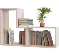 Книжная полка СОКОЛ беленый дуб ПК-9 ПК9Бд5