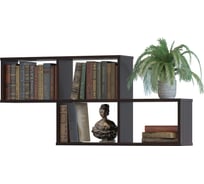 Книжная полка СОКОЛ венге ПК-3 ПК3В5