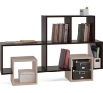 Полка СОКОЛ венге/беленый дуб ПК-10 ПК10В5б5