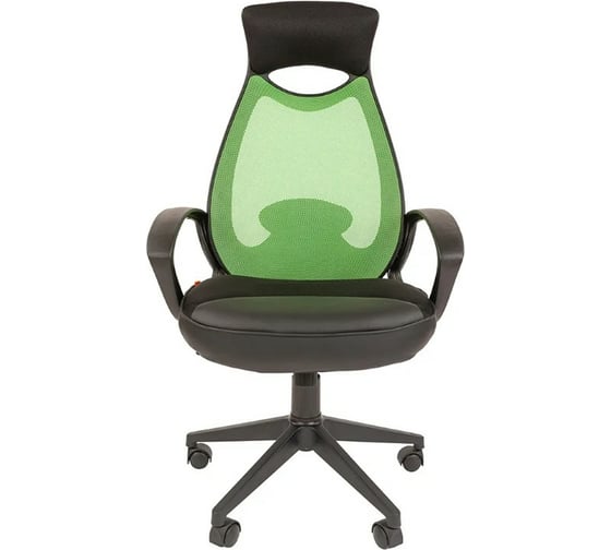 Компьютерное кресло CHAIRMAN 840 black TW светло-зеленый 00-07070036