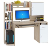 Компьютерный стол СОКОЛ дуб сонома/белый КСТ-11.1 КСТ11.1Дб5