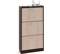 Тумба для обуви СОКОЛ венге/беленый дуб ТО-23 ШОТО23В5б