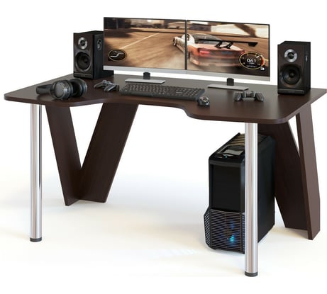 Компьютерный стол СОКОЛ венге КСТ-116 КСТ116В5