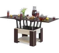 Журнальный стол СОКОЛ венге/дуб сонома СЖ-2 СЖ2В5дс5