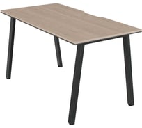 Стол письменный на А-каркасе Альянс мебель ПРЕГО ОФИС 1400х700х750 ПОСП-14.7А Дуб экспрессив песочный/Антрацит