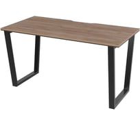 Стол письменный Альянс мебель на В-каркасе ПРЕГО ОФИС 1400х700х750 ПОСП-14.7В Дуб крафт табачный