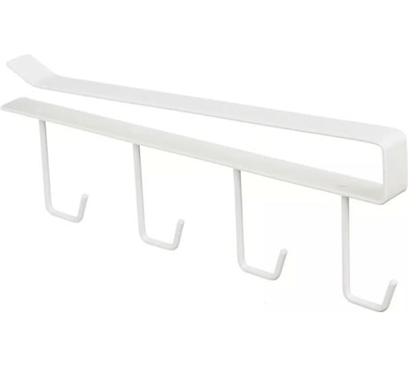 Подвесная вешалка на полку VETTA 4 крючка, 20,5x7,5x1,2 см, металл 481-059