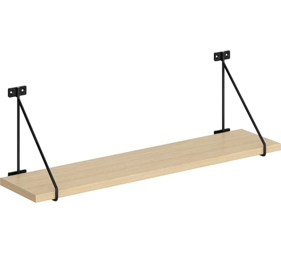 Полка SKYLAND SH3-BAR с полкодержателями легно светлый 860x166x209 COFFEE 00-07067658 1
