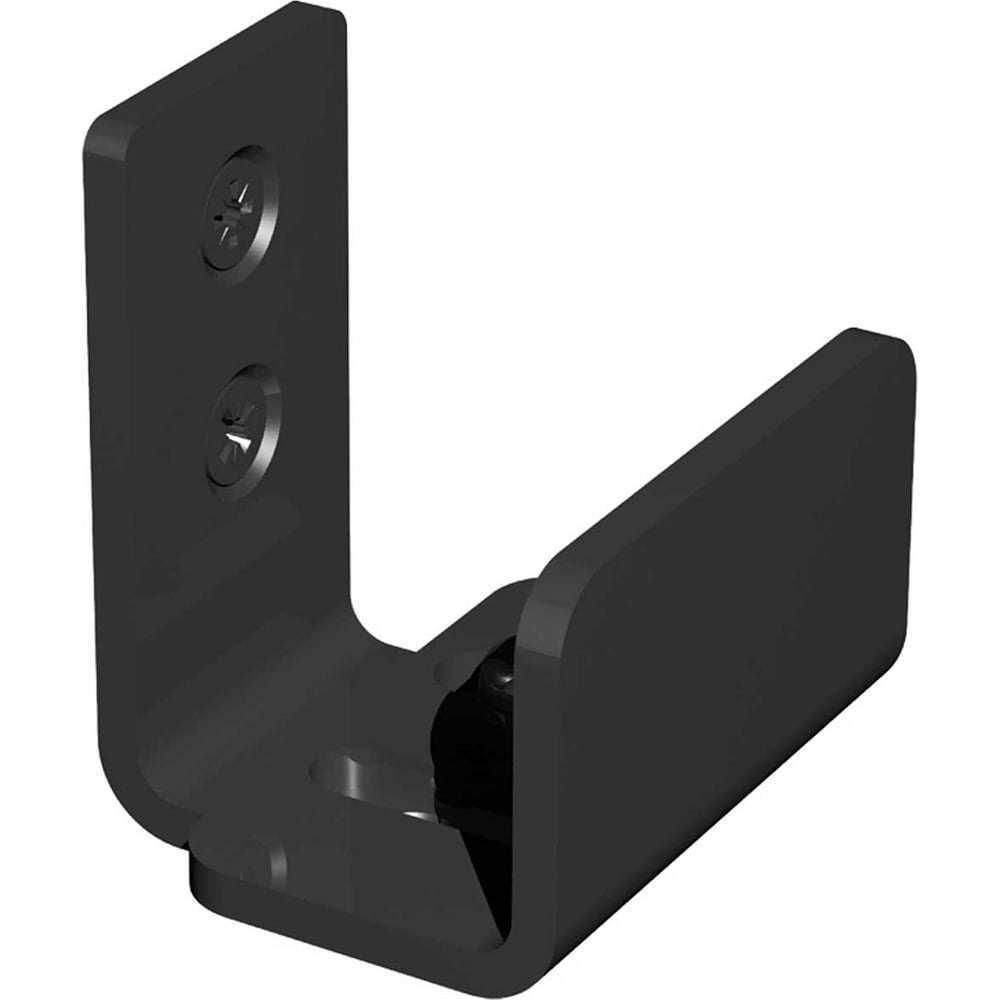 Нижний металлический проводник Valcomp П, крепление к стене, черный ...