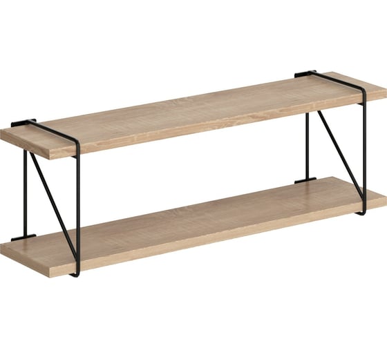 Полка SKYLAND SH3-ROD с полкодержателями дуб сонома светлый 860x166x214 COFFEE 00-07067672