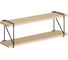 Полка SKYLAND SH3-ROD с полкодержателями легно светлый 860x166x214 COFFEE 00-07067660 1