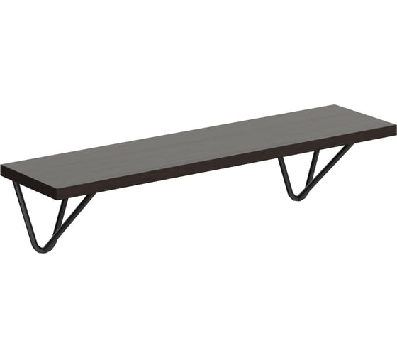 Полка SKYLAND SH2-TREE с полкодержателями венге магия 630x220x222 COFFEE 00-07067496