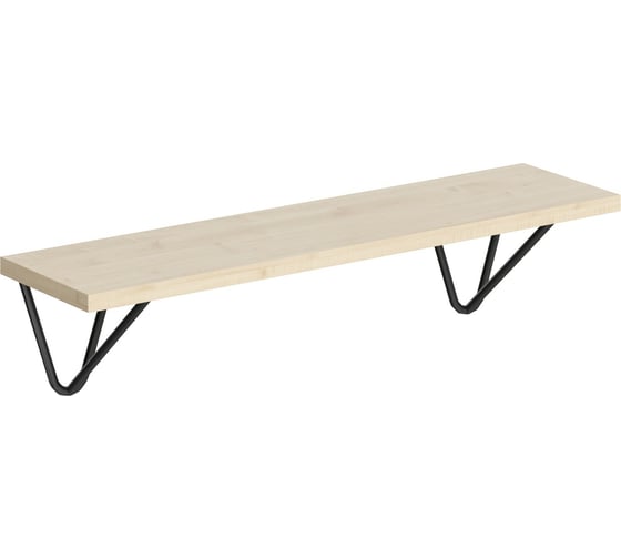Полка SKYLAND SH2-TREE с полкодержателями клен 630x220x222 COFFEE 00-07067667