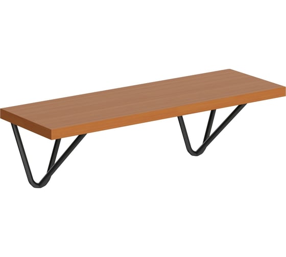 Полка SKYLAND SH1-WIRE с полкодержателями груша ароза 830x213x208 COFFEE 00-07067504 1