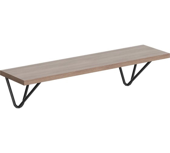 Полка SKYLAND SH2-TREE с полкодержателями ясень шимо 630x220x222 COFFEE 00-07067516