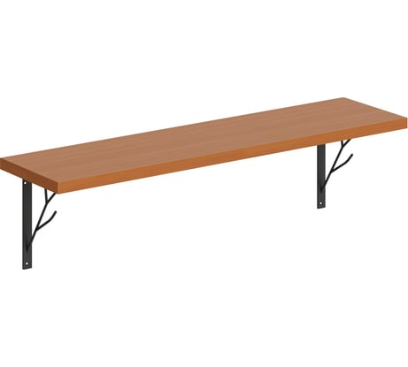 Полка SKYLAND SH1-TREE с полкодержателями груша ароза 830x220x222 COFFEE 00-07067502