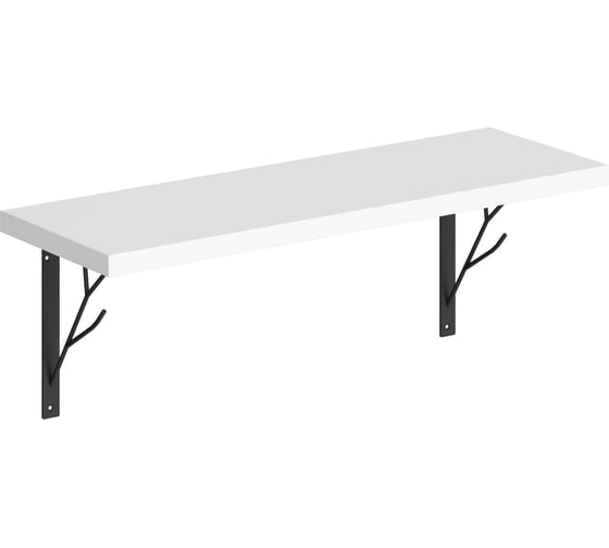 Полка SKYLAND SH2-TREE с полкодержателями белый 630x220x222 COFFEE 00-07067488 1
