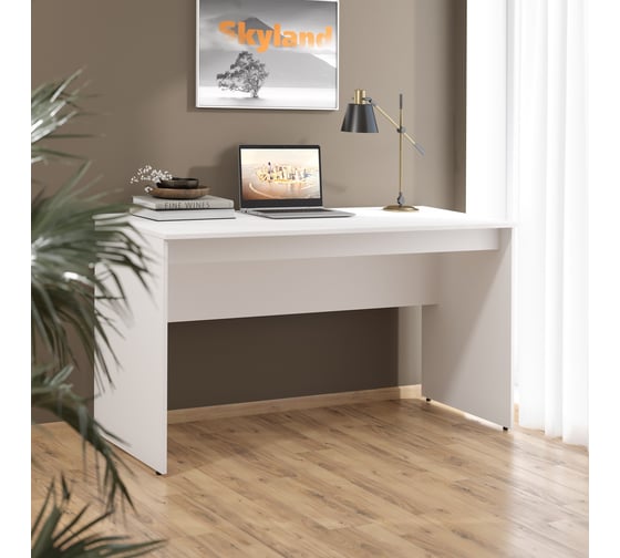 Письменный стол SKYLAND S-1400 белый 1400x600x760 SIMPLE 00-07056644