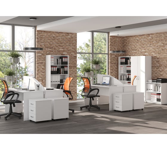 Письменный стол SKYLAND S-1400 белый 1400x600x760 SIMPLE 00-07056644