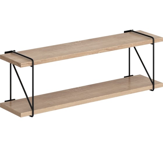 Полка SKYLAND SH4-ROD с полкодержателями дуб сонома светлый 660x166x214 COFFEE 00-07067673 1