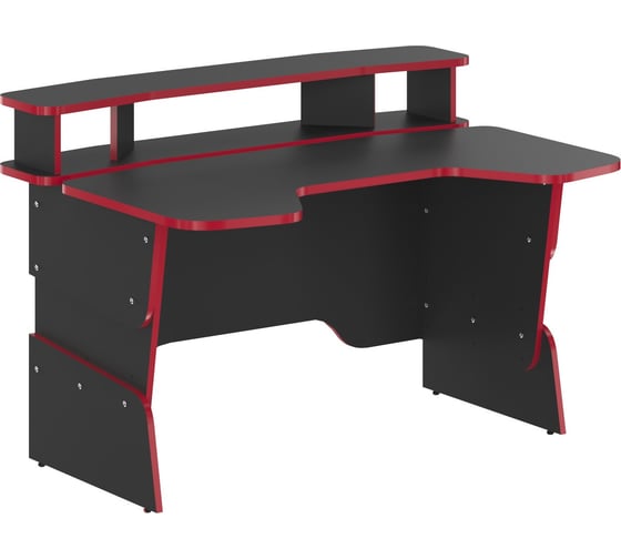 Игровой компьютерный стол SKYLAND STG 1390 антрацит/красный SKILLL 00-07055551