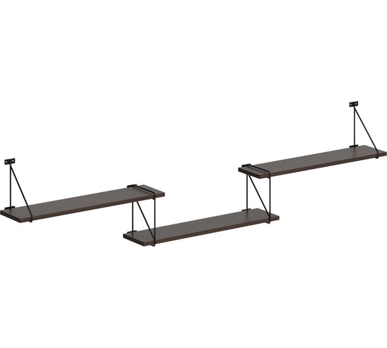 Полка SKYLAND SH4-ROD/BAR с полкодержателями легно темный 1780x166x392 COFFEE 00-07067657
