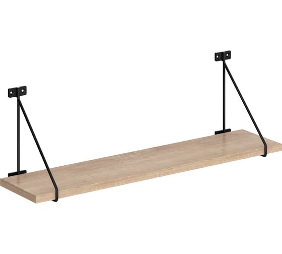 Полка SKYLAND SH4-BAR с полкодержателями дуб сонома светлый 660x166x209 COFFEE 00-07067671