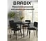 Стулья BRABIX CF-080, КОМПЛЕКТ 4 шт., черный каркас, букле черный, 533244 3
