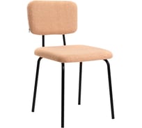 Стулья BRABIX CF-080, КОМПЛЕКТ 4 шт., черный каркас, букле бежевый, 533255