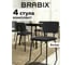 Стулья BRABIX CF-090, КОМПЛЕКТ 4 шт., черный каркас, ткань черная, 533243 2