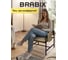 Кресло BRABIX Gentle LC-300, ЛОФТ, пружинный блок, ткань велсофт (плюш), мокко 533143 13