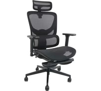 Кресло ФЕЛИКС EQ-9081ZK-G Сетка, регул.подголовник, 4D подлокот., МБ, 350 мм нейлон.база ТК-002994000186